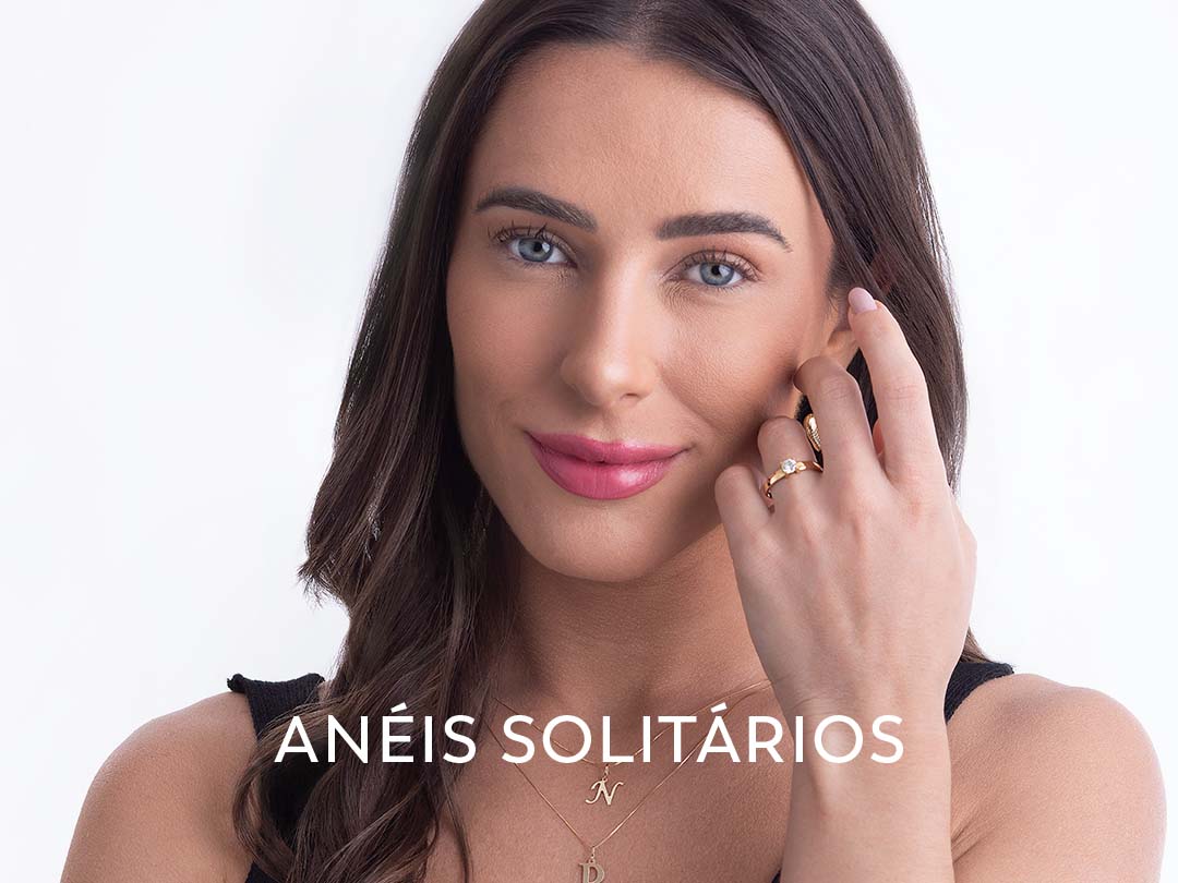 Anéis tipo solitario